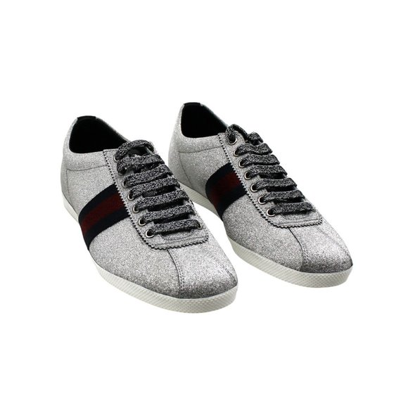 Gucci Other - Gucci Men's Glitter Web Sneaker with Studs